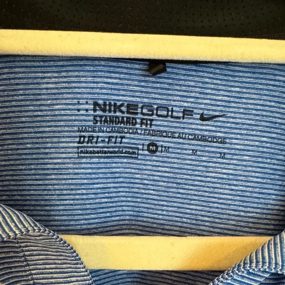 Nike Men's Blue Golf Shirt - Picture 2 of 7